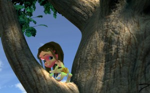 Tarzan Render with Tree